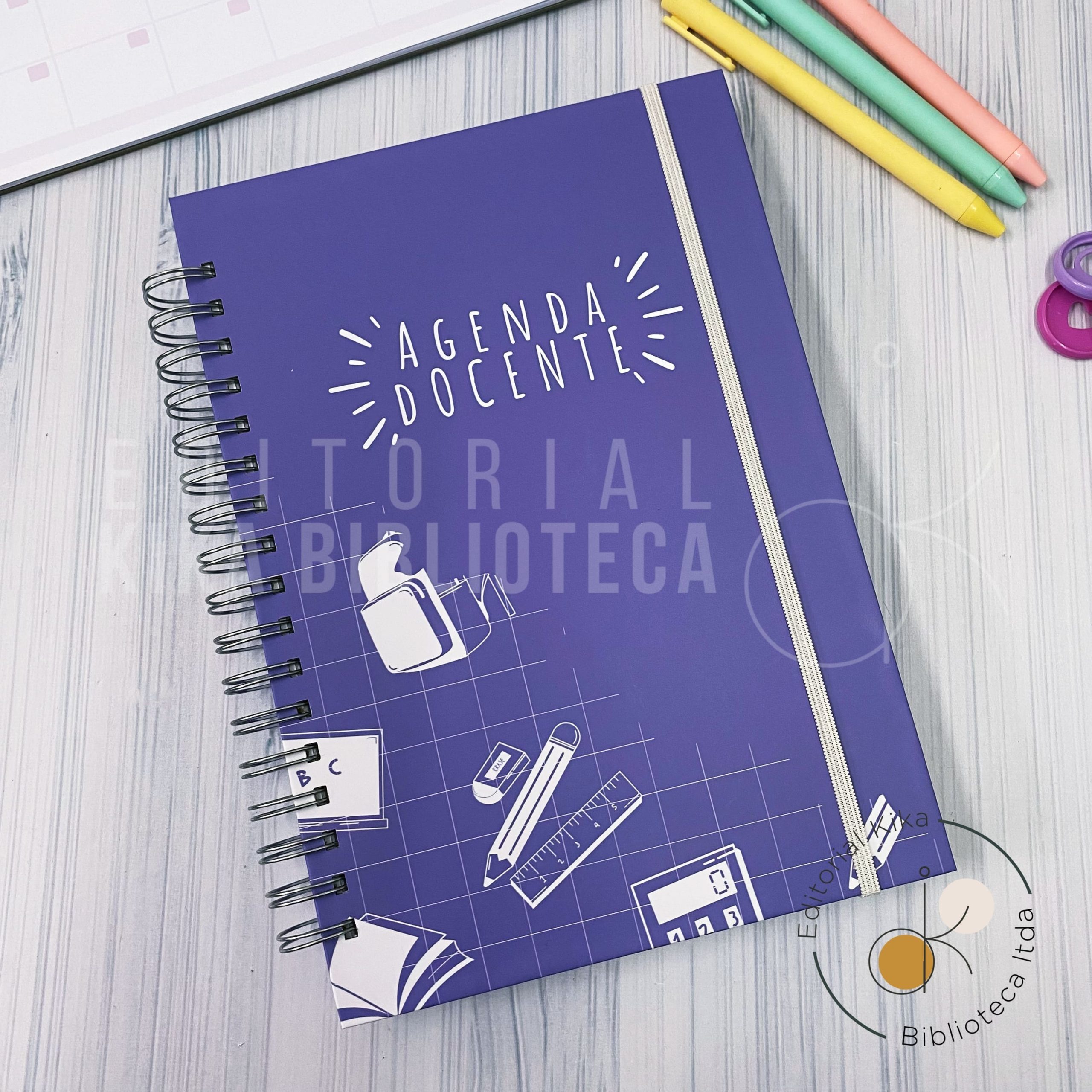 Agenda docente Pastel